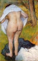 Degas, Edgar - Nude Woman Pulling on Her Clothes